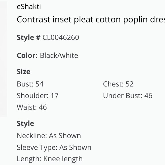 eShakti mesh insert poplin skirt 3X - Picture 5 of 5